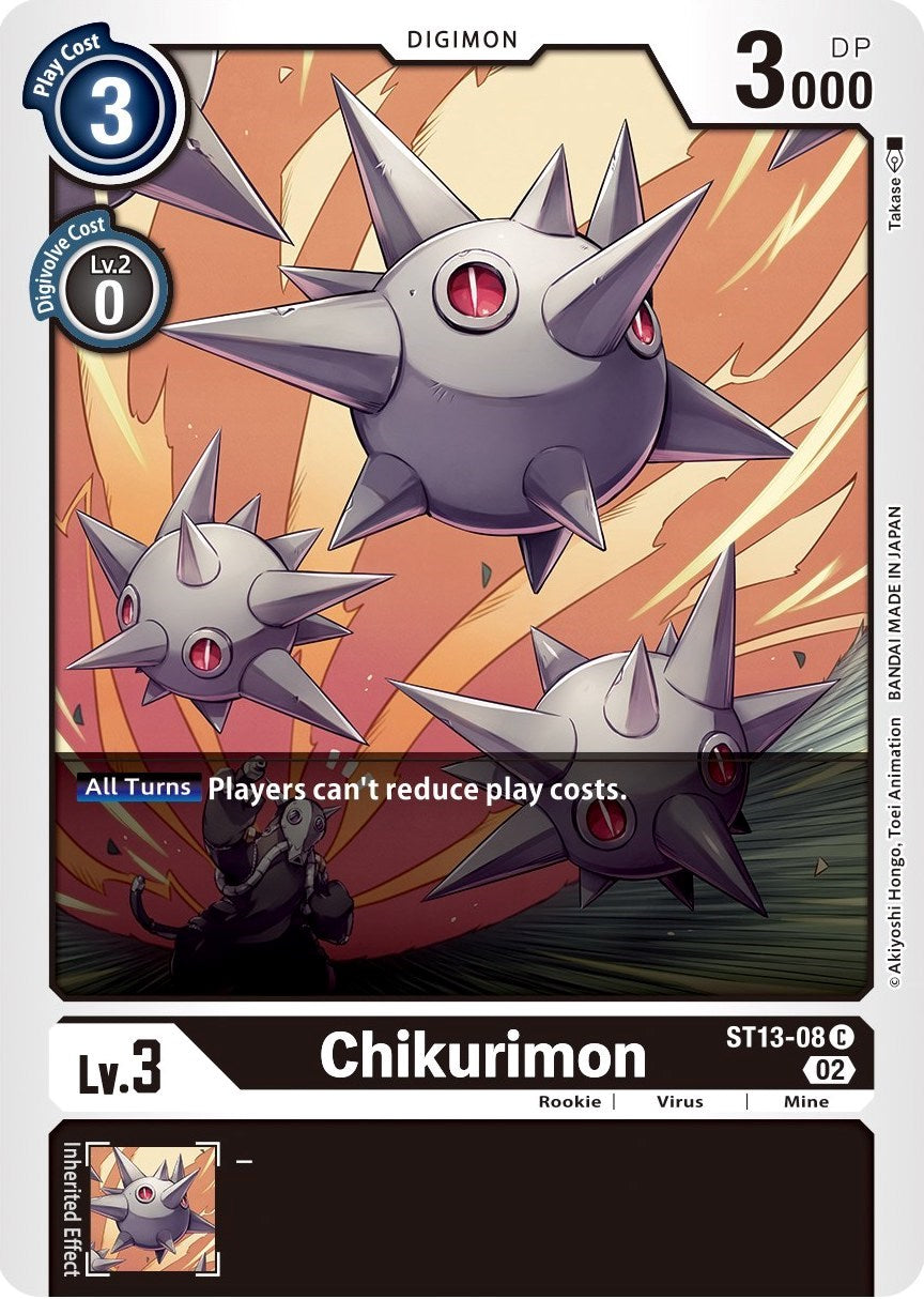 Image of Chikurimon [ST13-08] [Starter Deck: Ragnaloardmon]