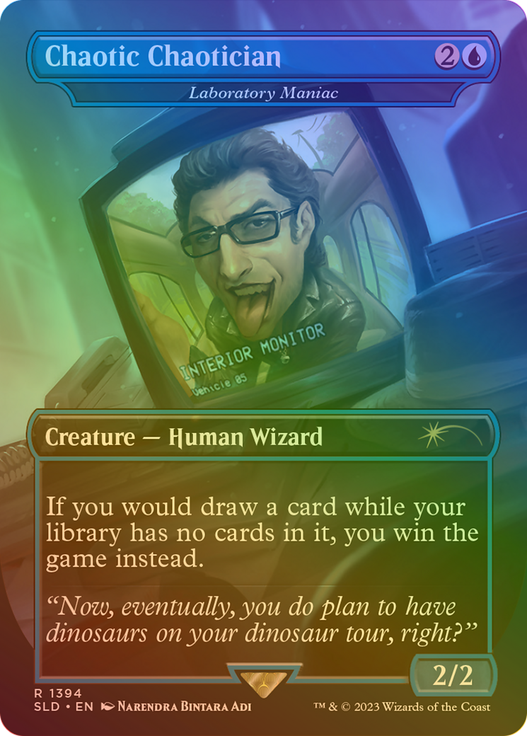 Image of Chaotic Chaotician - Laboratory Maniac (Rainbow Foil) [Secret Lair Drop Series]