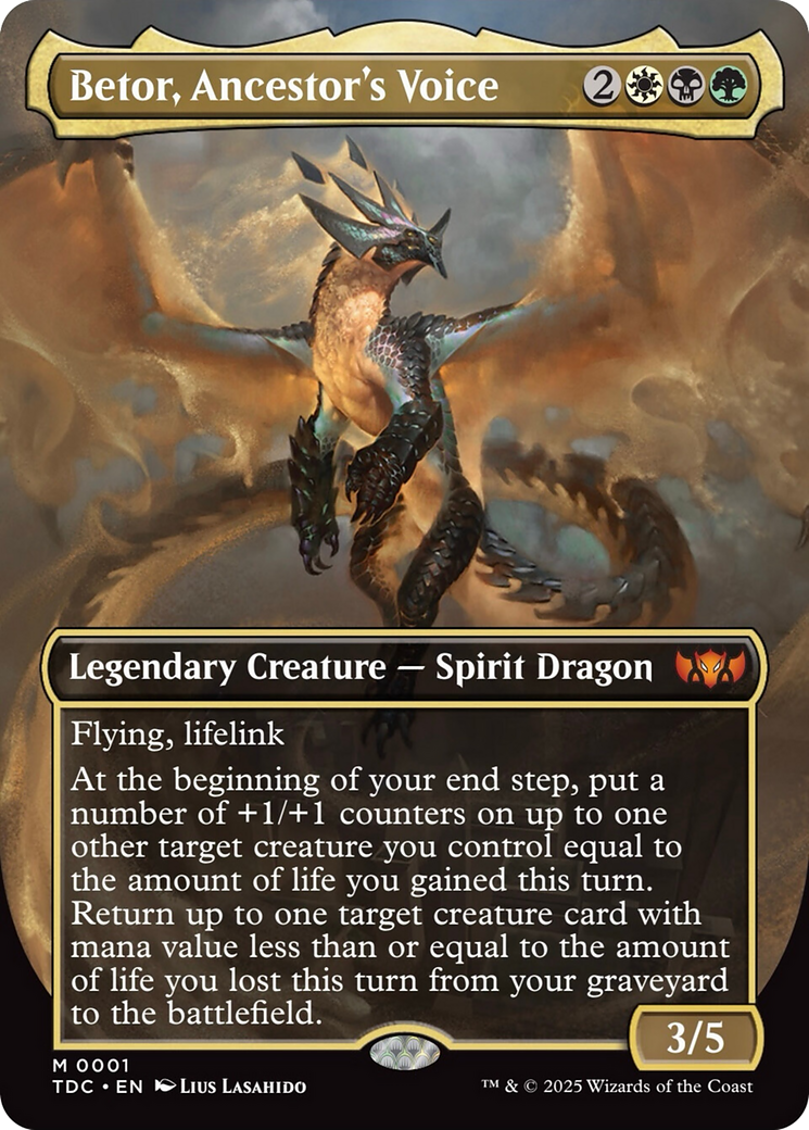 Image of Betor, Ancestor's Voice (Borderless) [Tarkir: Dragonstorm Commander]
