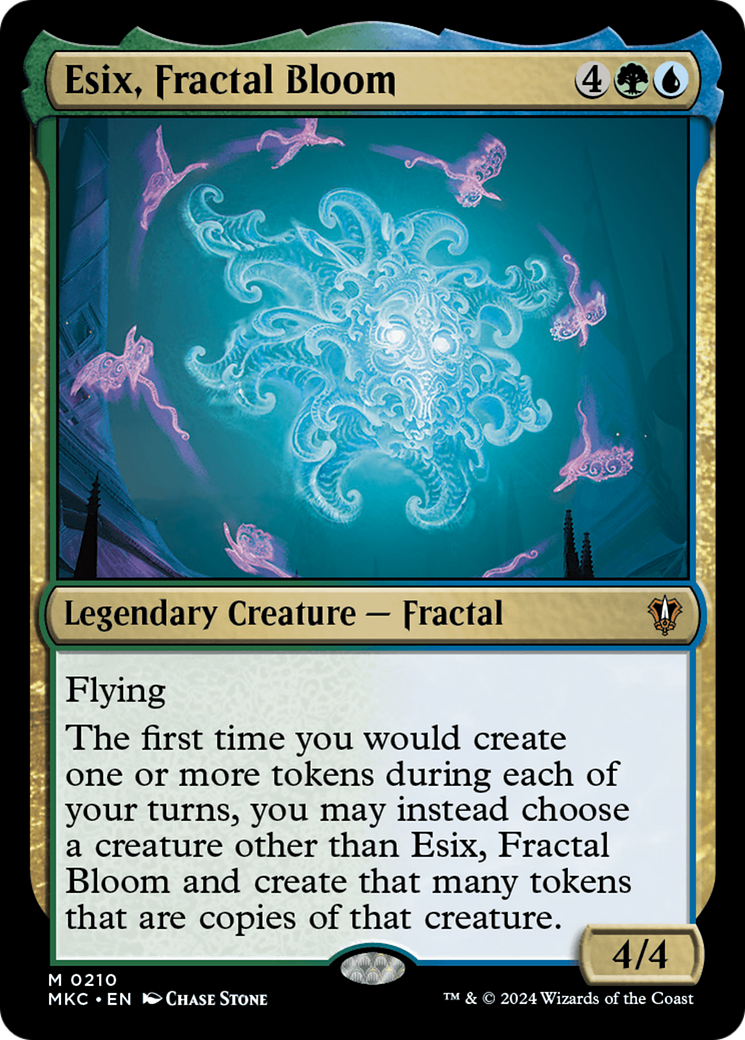 Image of Esix, Fractal Bloom [Murders at Karlov Manor Commander]