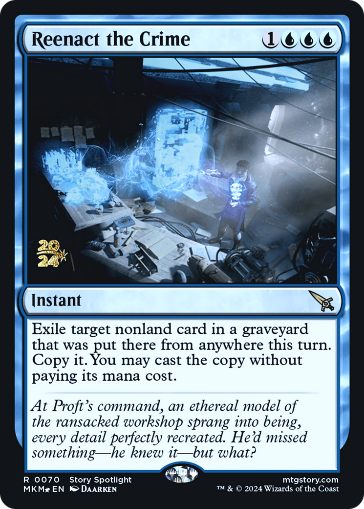 Image of Reenact the Crime [Murders at Karlov Manor Prerelease Promos]
