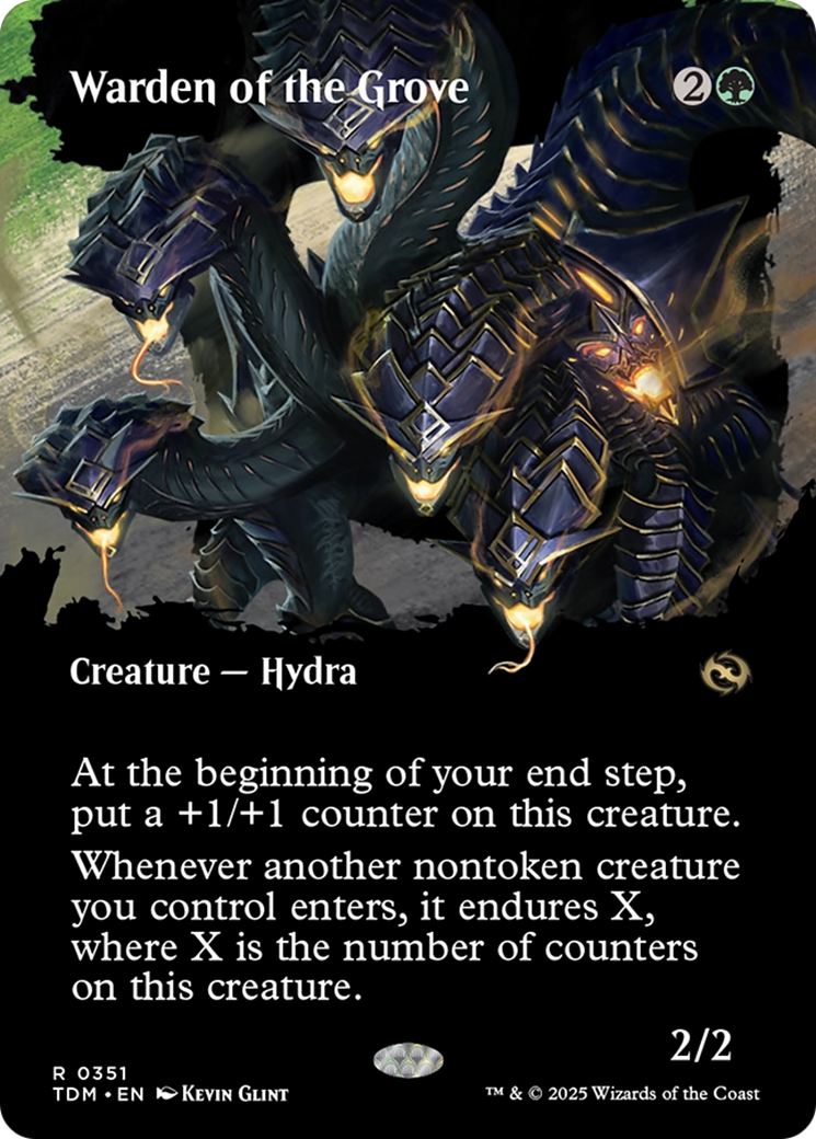 Image of Warden of the Grove (Borderless) [Tarkir: Dragonstorm]