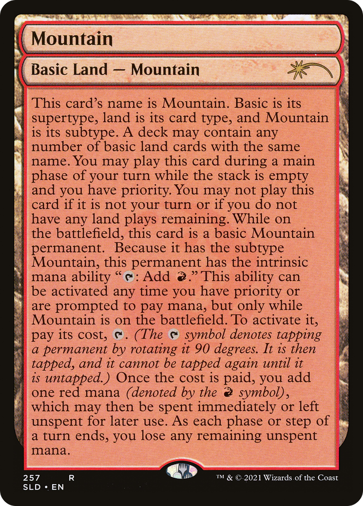 Image of Mountain (257) [Secret Lair Drop Series]
