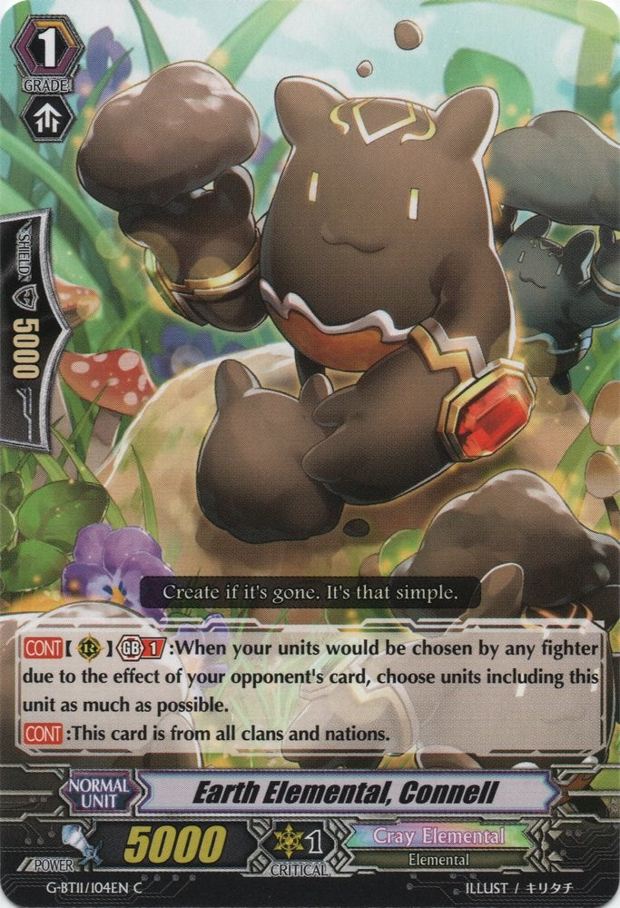 Image of Earth Elemental, Connell (G-BT11/104EN) [Demonic Advent]