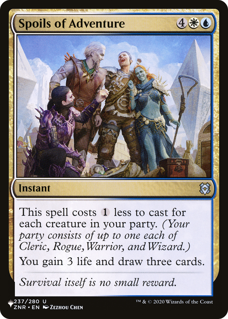 Image of Spoils of Adventure [The List]