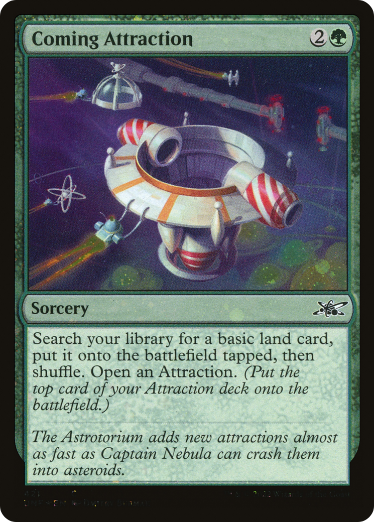 Image of Coming Attraction (Galaxy Foil) [Unfinity]