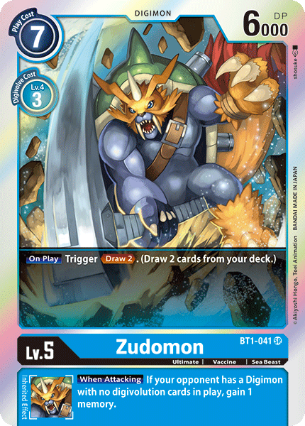 Image of Zudomon [BT1-041] [Release Special Booster Ver.1.0]