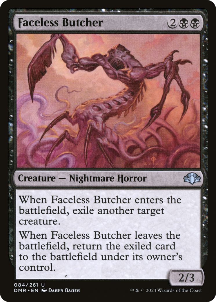 Image of Faceless Butcher [Dominaria Remastered]