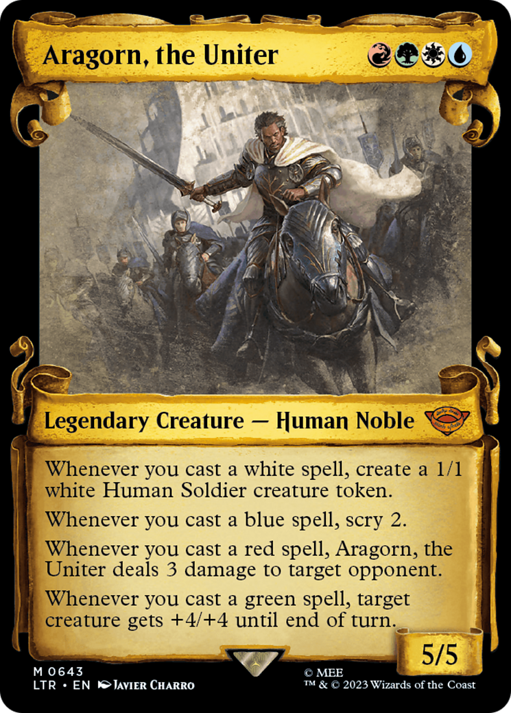 Image of Aragorn, the Uniter [The Lord of the Rings: Tales of Middle-Earth Showcase Scrolls]