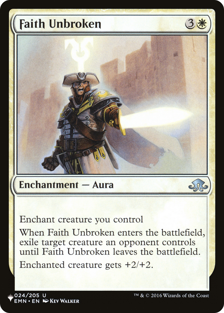 Image of Faith Unbroken [The List]