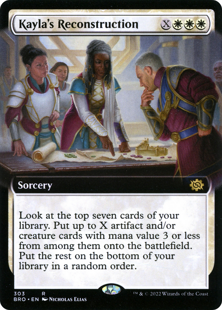 Image of Kayla's Reconstruction (Extended Art) [The Brothers' War]