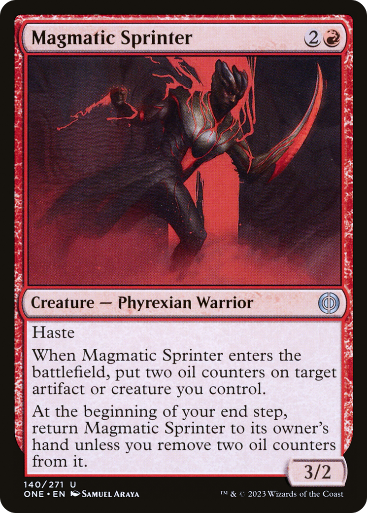 Image of Magmatic Sprinter [Phyrexia: All Will Be One]