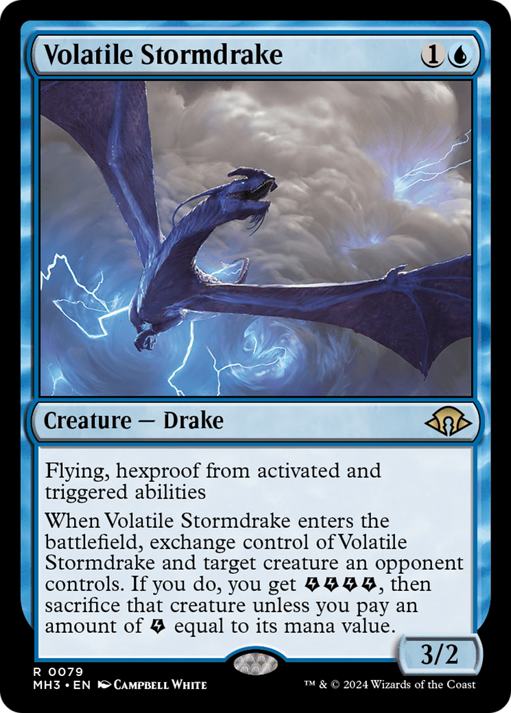 Image of Volatile Stormdrake [Modern Horizons 3]