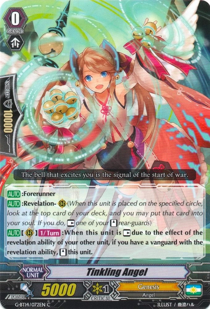 Image of Tinkling Angel (G-BT14/072EN) [Divine Dragon Apocrypha]