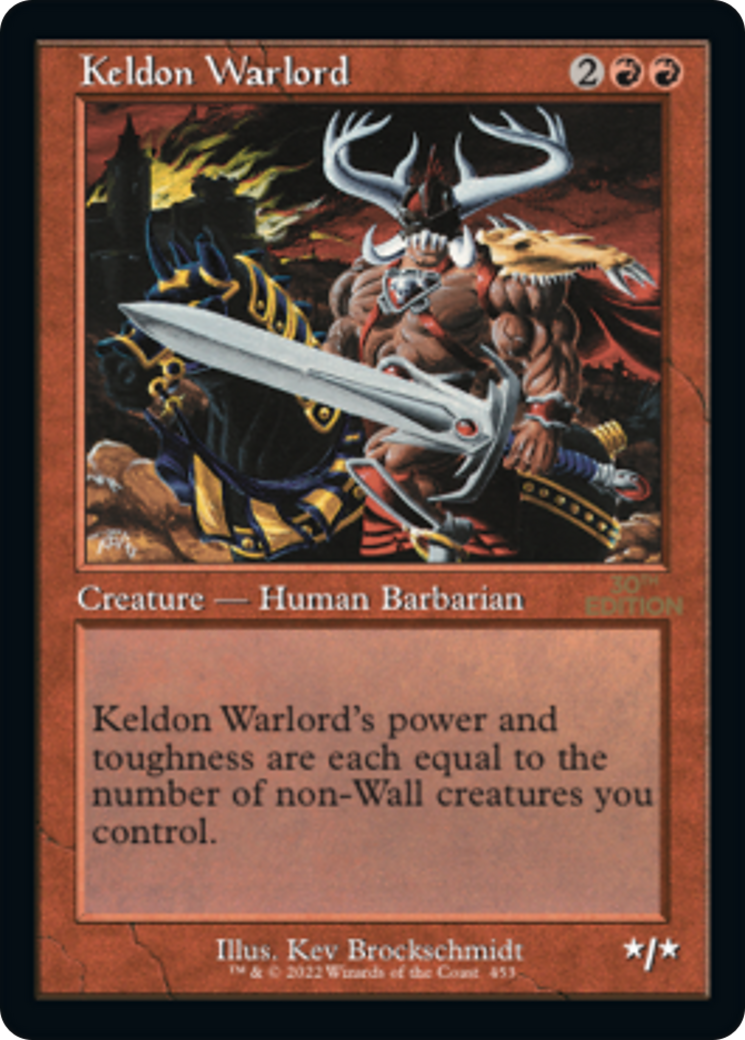 Image of Keldon Warlord (Retro) [30th Anniversary Edition]