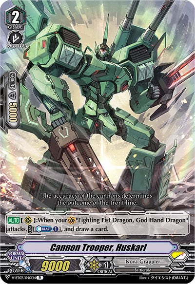 Image of Cannon Trooper, Huskarl (V-BT07/040EN) [Infinideity Cradle]