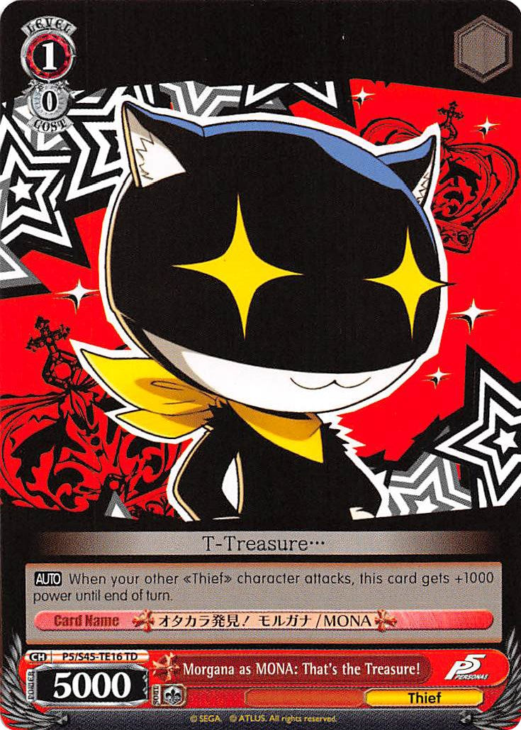 Image of Morgana as MONA: That's the Treasure! (P5/S45-TE16 TD) [Persona 5]
