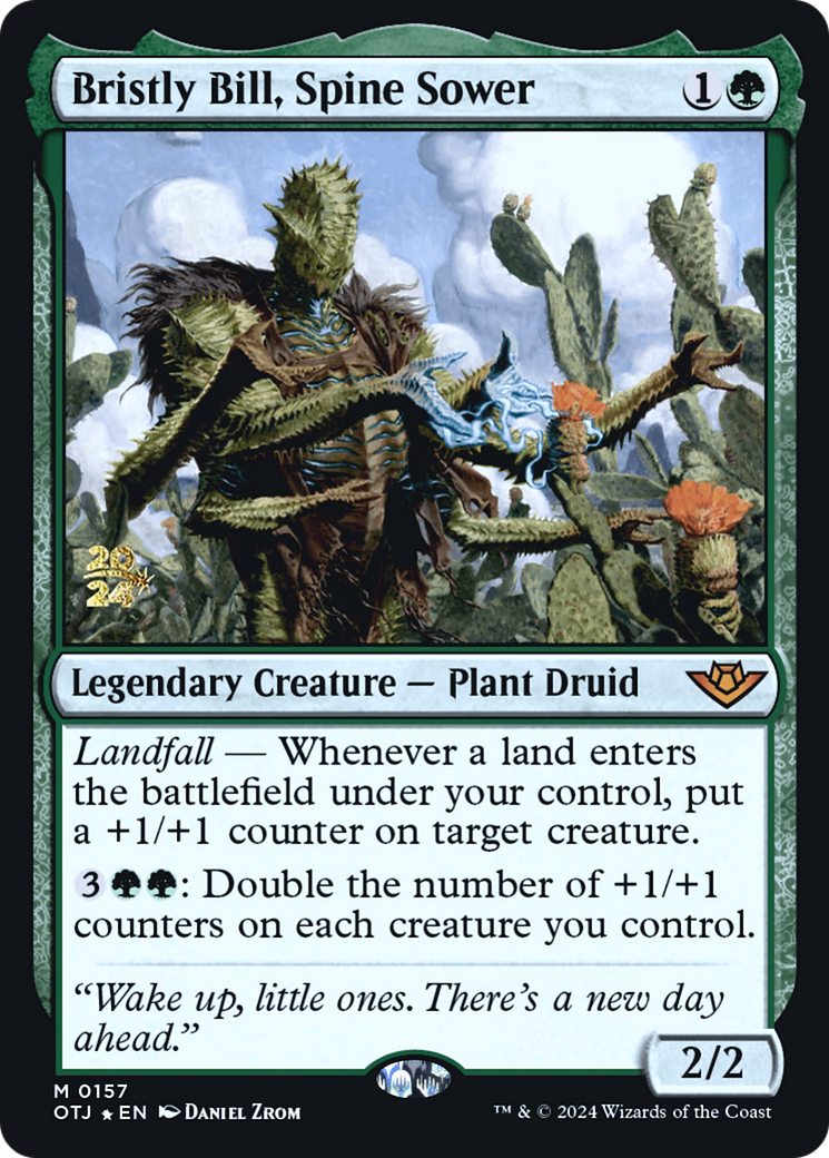 Image of Bristly Bill, Spine Sower [Outlaws of Thunder Junction Prerelease Promos]