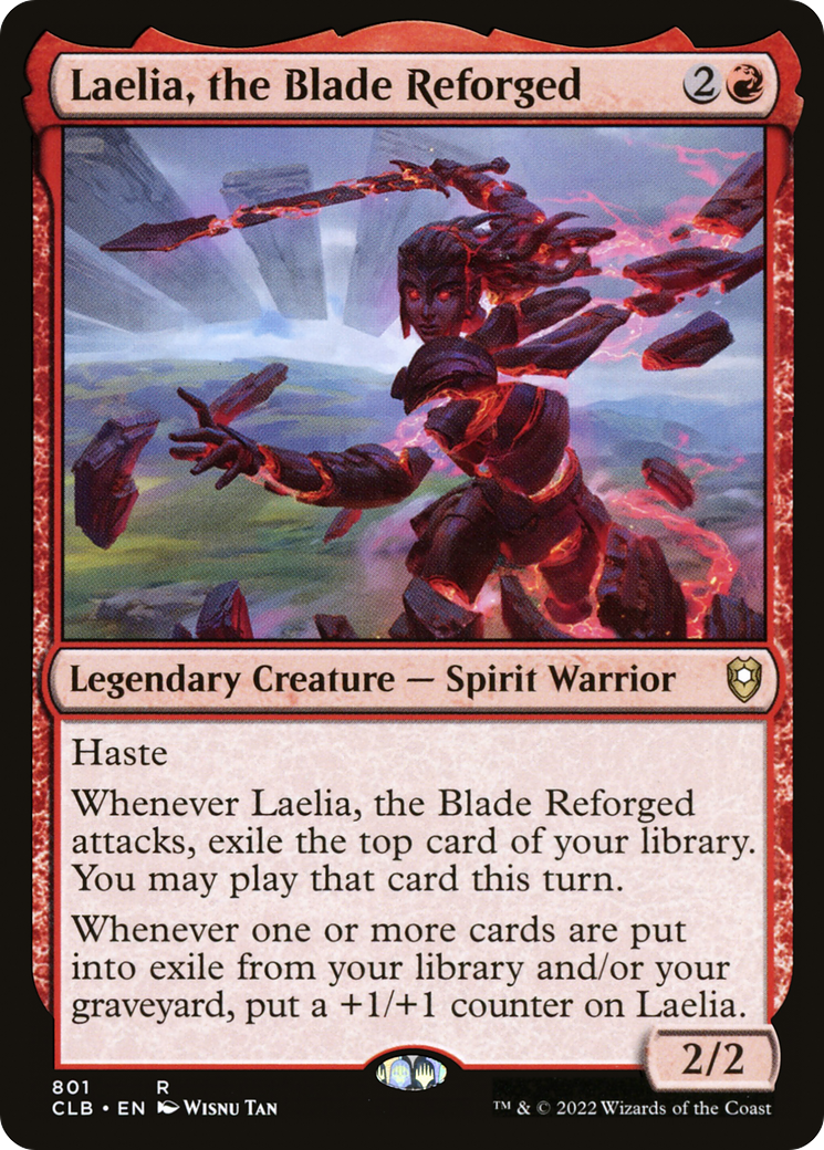 Image of Laelia, the Blade Reforged [Commander Legends: Battle for Baldur's Gate]