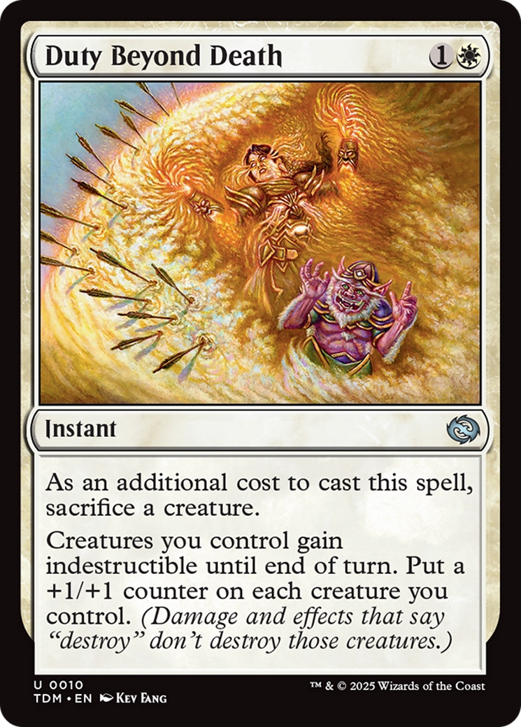 Image of Duty Beyond Death [Tarkir: Dragonstorm]