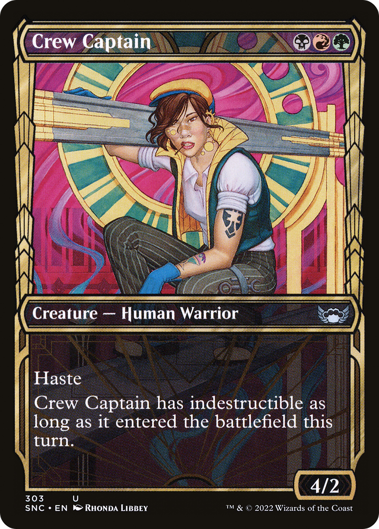 Image of Crew Captain (Showcase Golden Age) [Streets of New Capenna]
