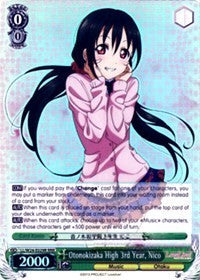Image of Otonokizaka High 3rd Year, Nico (LL/W24-E029R RRR) [Love Live!]