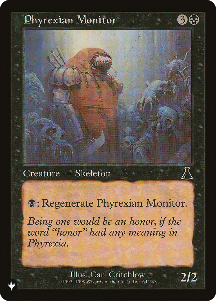 Image of Phyrexian Monitor [The List]