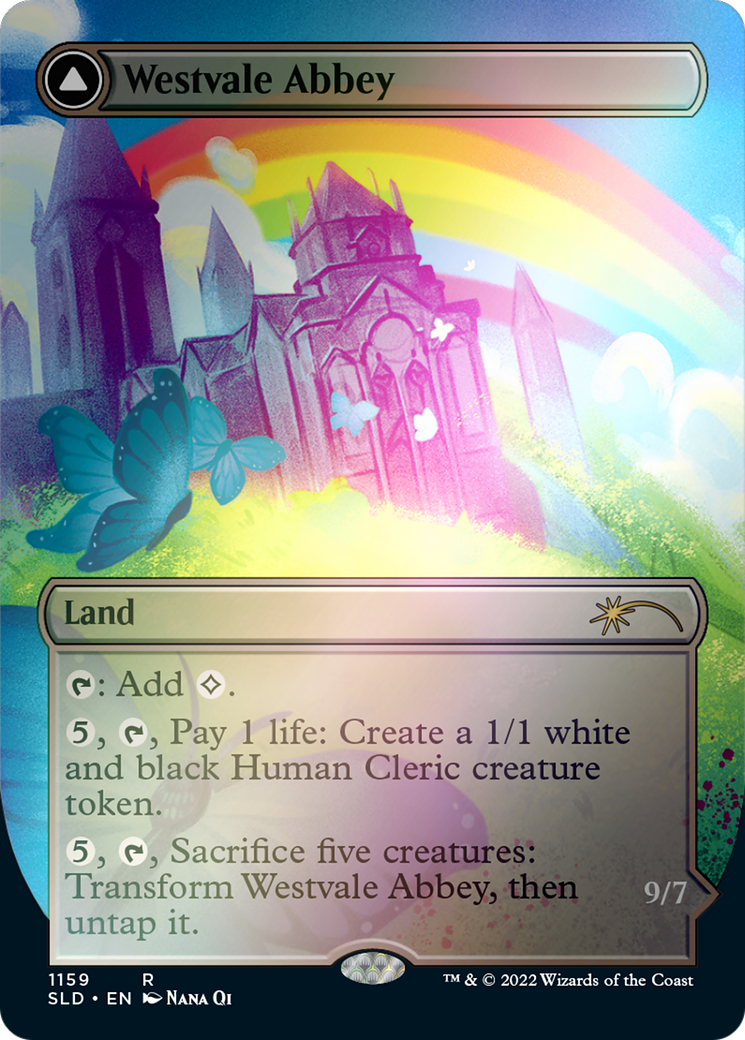 Image of Westvale Abbey // Ormendahl, Profane Prince (Borderless) [Secret Lair: From Cute to Brute]