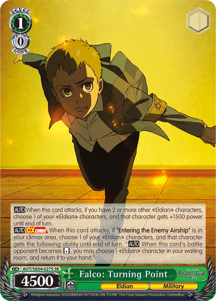 Image of Falco: Turning Point (Foil) [Attack On Titan: Final Season]