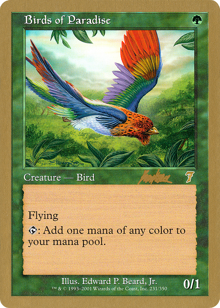 Image of Birds of Paradise (Brian Kibler) [World Championship Decks 2002]