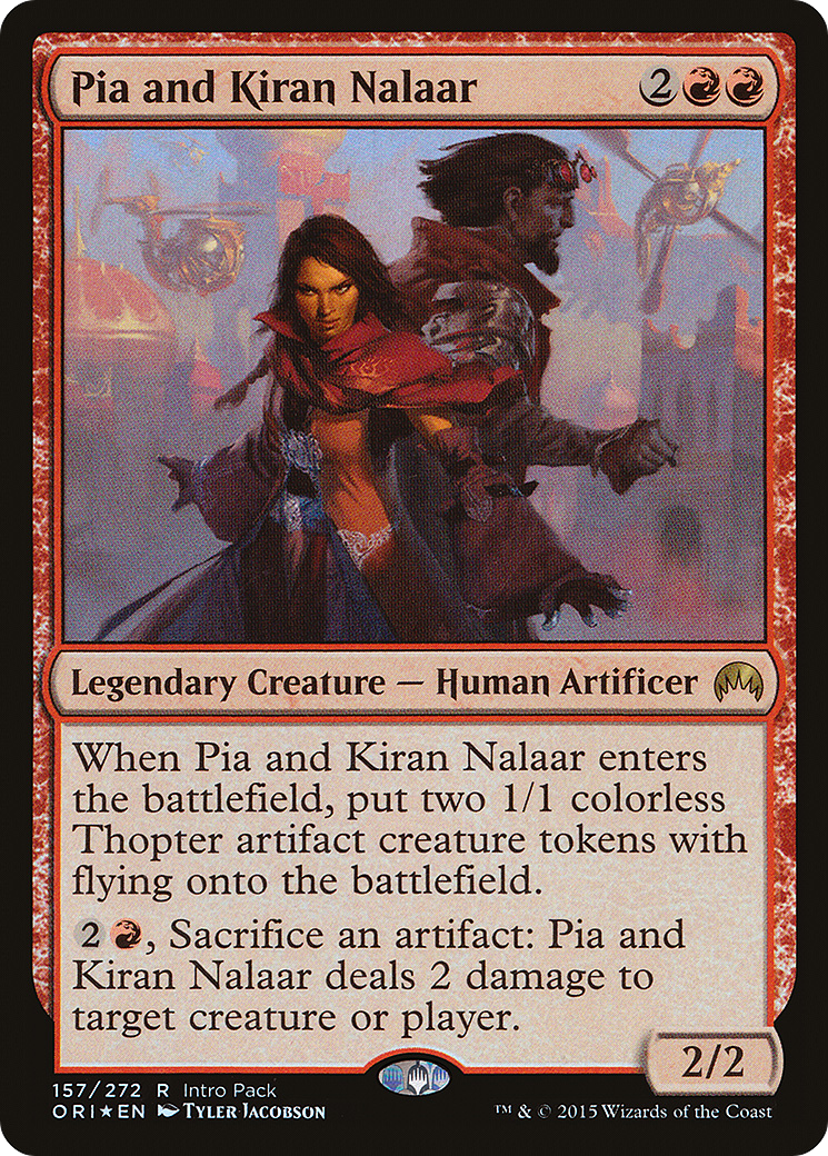 Image of Pia and Kiran Nalaar (Intro Pack) [Magic Origins Promos]