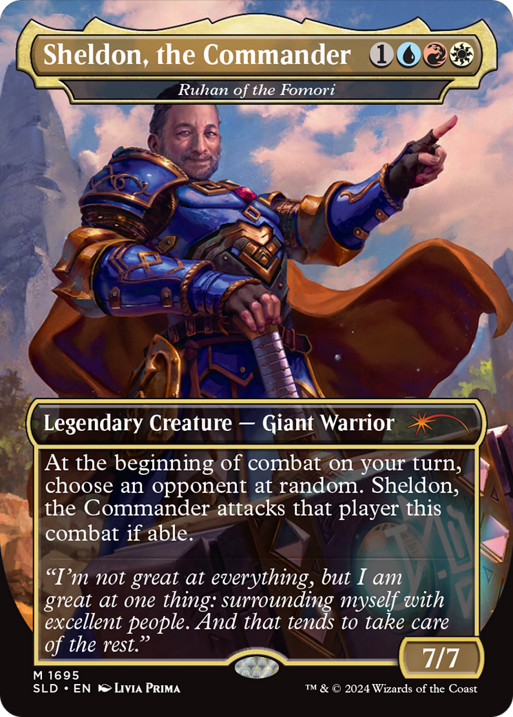 Image of Ruhan of the Fomori - Sheldon, the Commander [Secret Lair: Sheldon's Spellbook]