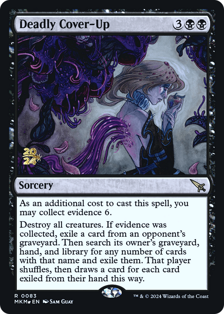 Image of Deadly Cover-Up [Murders at Karlov Manor Prerelease Promos]