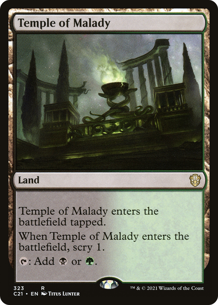 Image of Temple of Malady [Commander 2021]