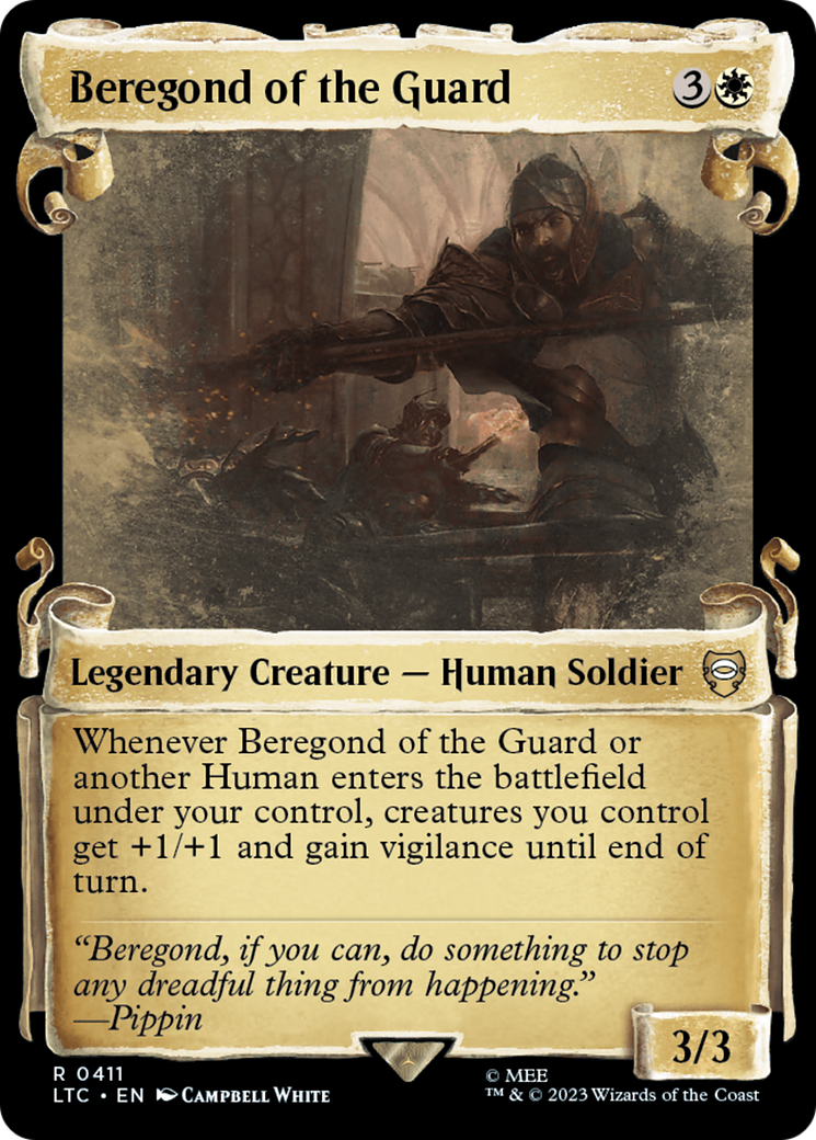 Image of Beregond of the Guard [The Lord of the Rings: Tales of Middle-Earth Commander Showcase Scrolls]
