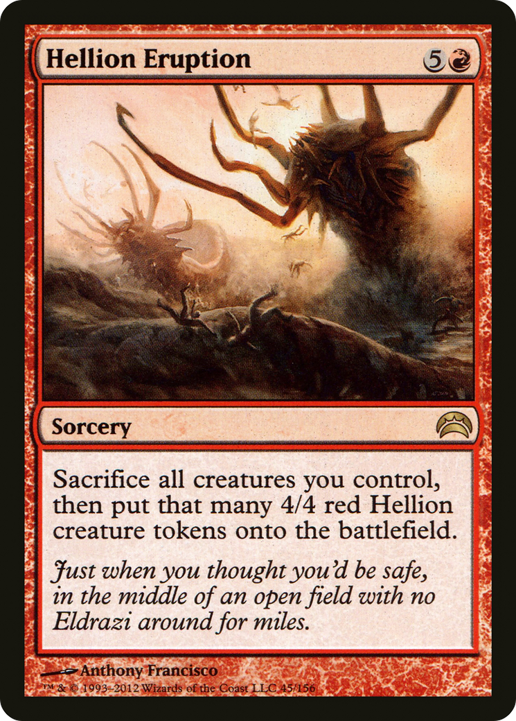 Image of Hellion Eruption (PC2-045) - Planechase 2012 Foil