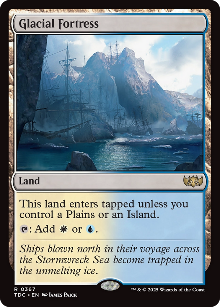 Image of Glacial Fortress [Tarkir: Dragonstorm Commander]