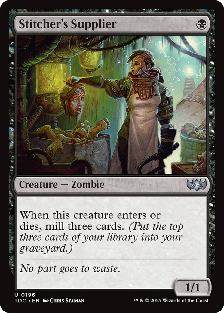 Image of Stitcher's Supplier [Tarkir: Dragonstorm Commander]