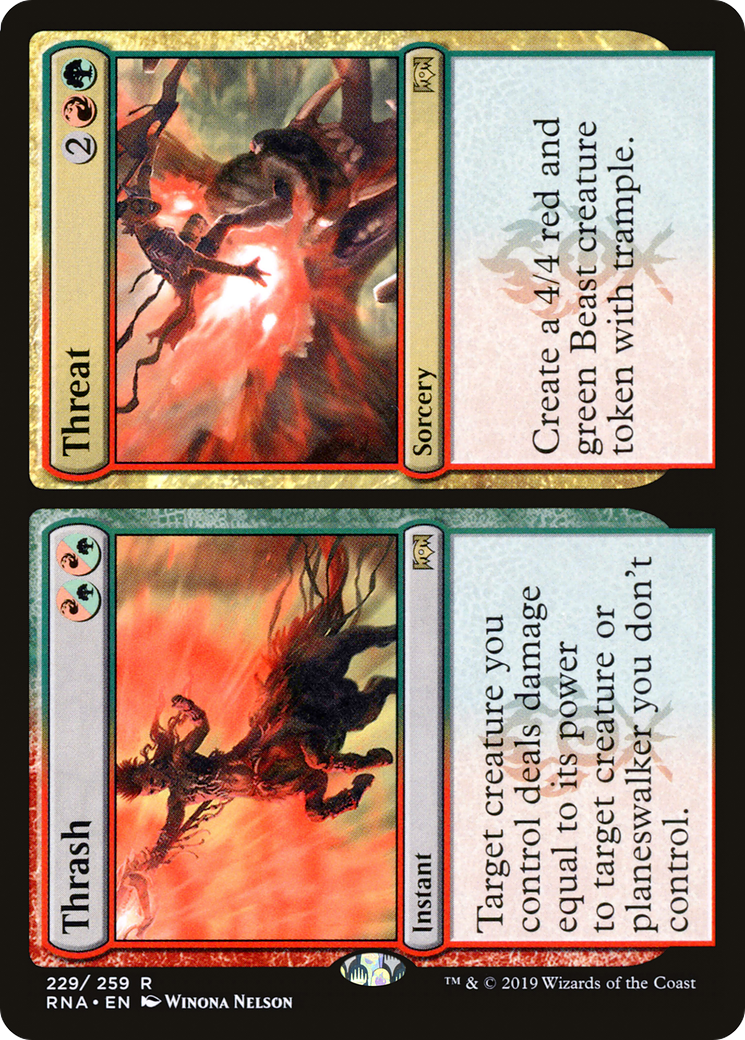 Image of Thrash // Threat [Ravnica Allegiance]