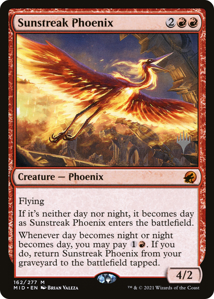 Image of Sunstreak Phoenix (Promo Pack) [Innistrad: Midnight Hunt Promos]