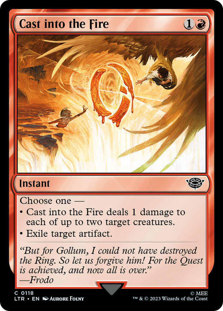 Image of Cast into the Fire [The Lord of the Rings: Tales of Middle-Earth]