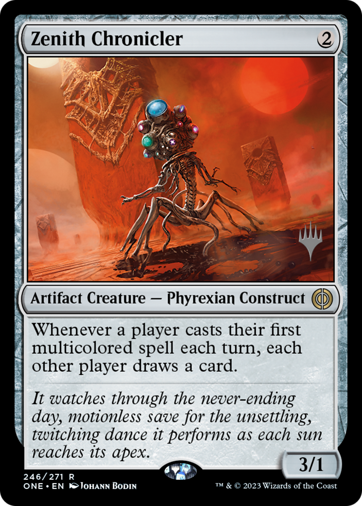 Image of Zenith Chronicler (Promo Pack) [Phyrexia: All Will Be One Promos]