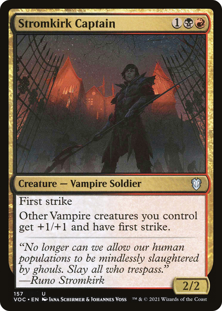 Image of Stromkirk Captain [Innistrad: Crimson Vow Commander]