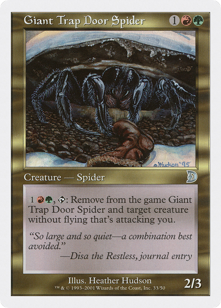 Image of Giant Trap Door Spider [Deckmasters]