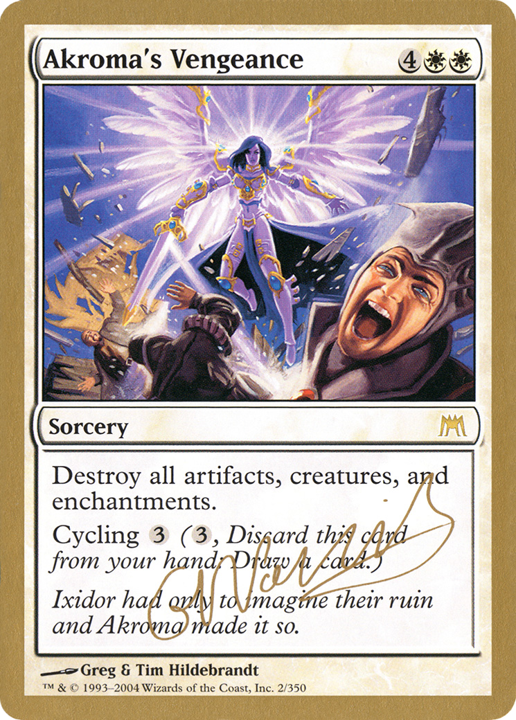 Image of Akroma's Vengeance (Gabriel Nassif) [World Championship Decks 2004]