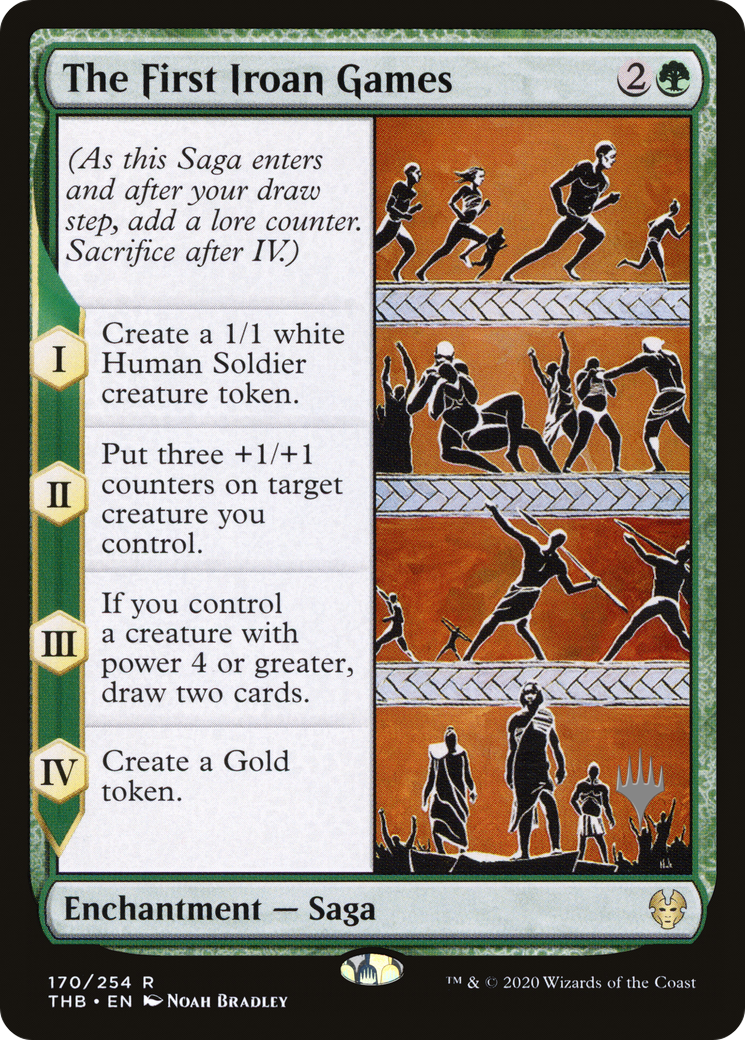 Image of The First Iroan Games (Promo Pack) [Theros Beyond Death Promos]
