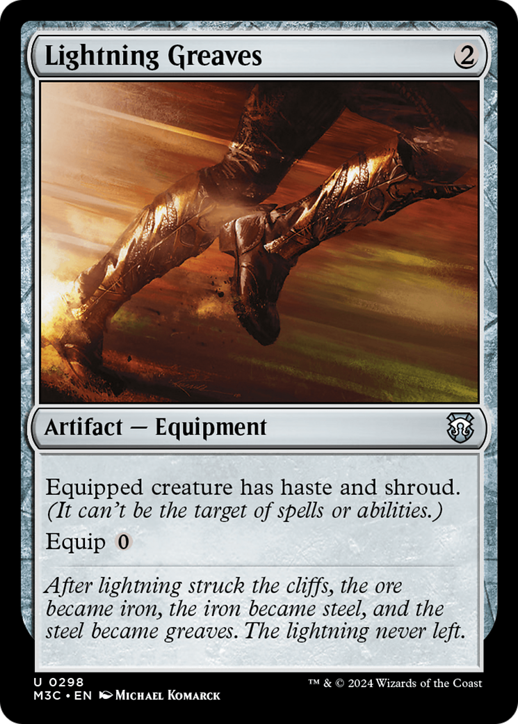 Image of Lightning Greaves [Modern Horizons 3 Commander]