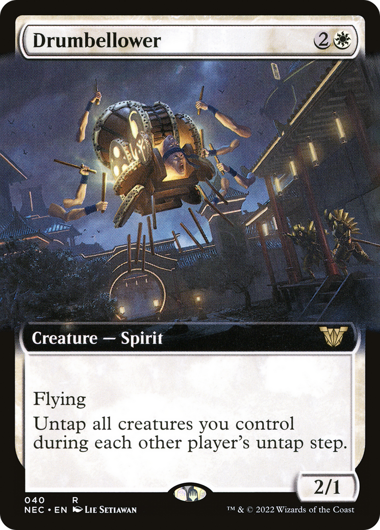 Image of Drumbellower (Extended Art) [Kamigawa: Neon Dynasty Commander]
