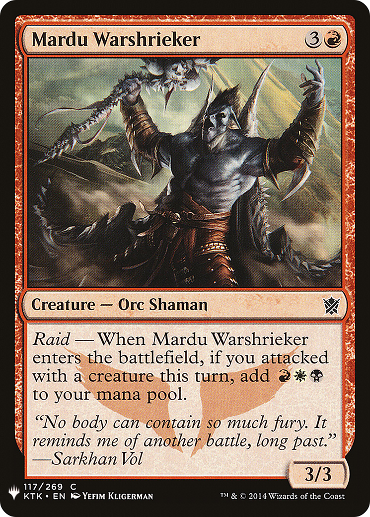 Image of Mardu Warshrieker [Mystery Booster]