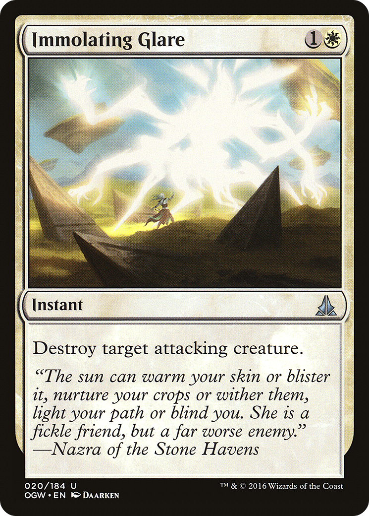 Image of Immolating Glare [Oath of the Gatewatch]